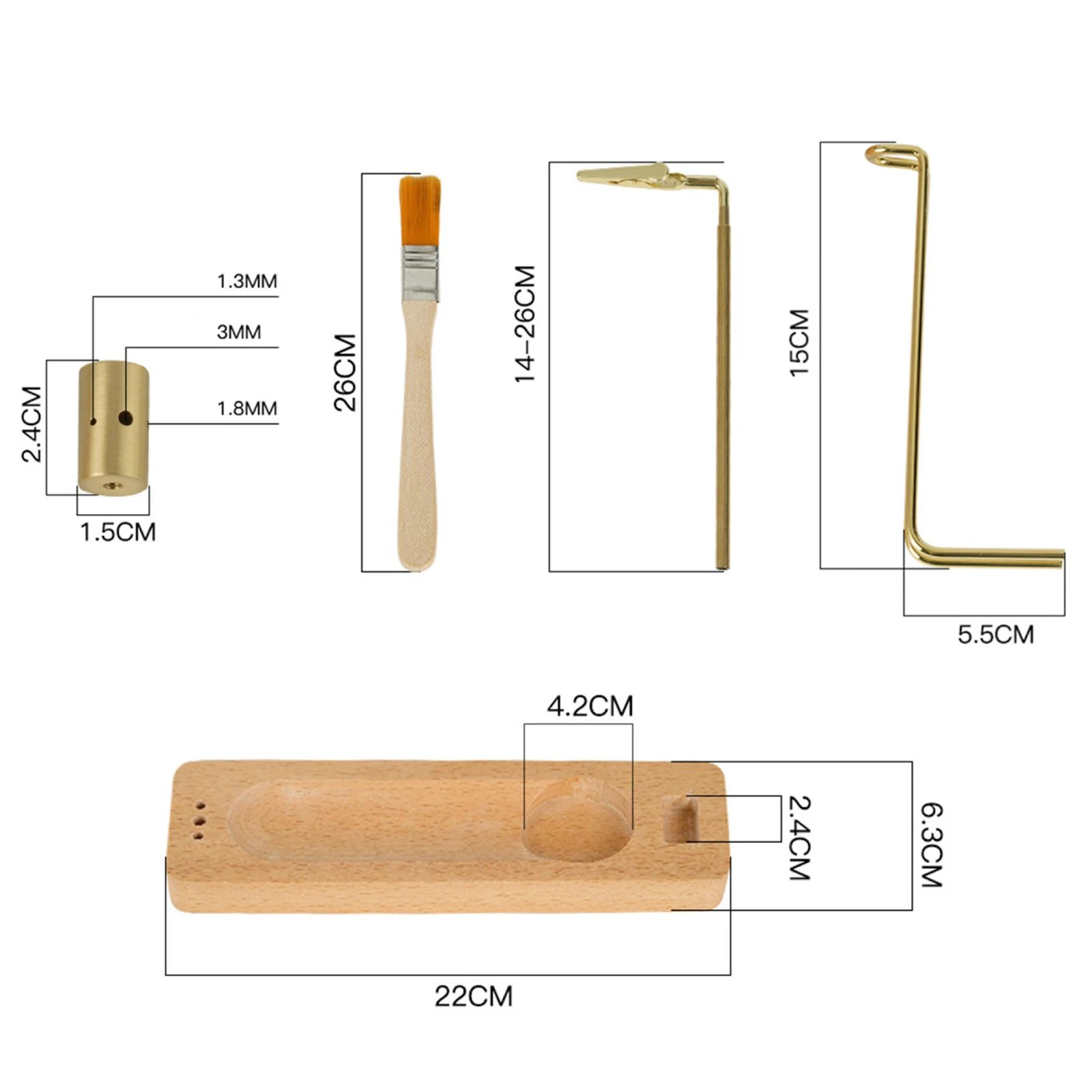 Palo Santo Halter für Schreibtischmöbel, Tischdekoration – Bild 6
