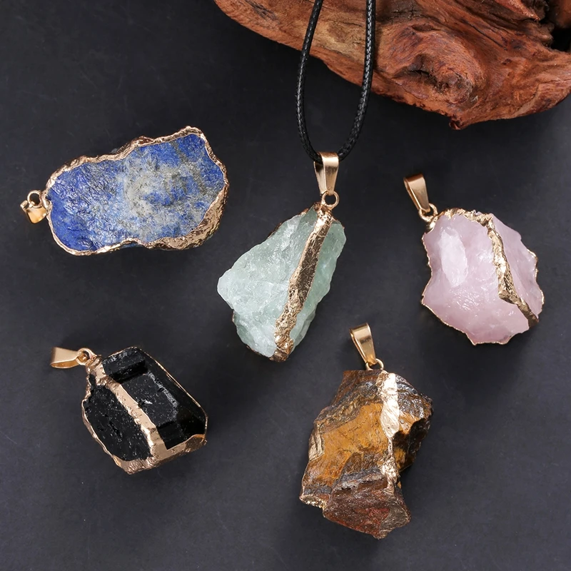 Naturstein-Armband Edelstein Kristall Quarz Achat Jaspis Perlenarmband – Bild 6