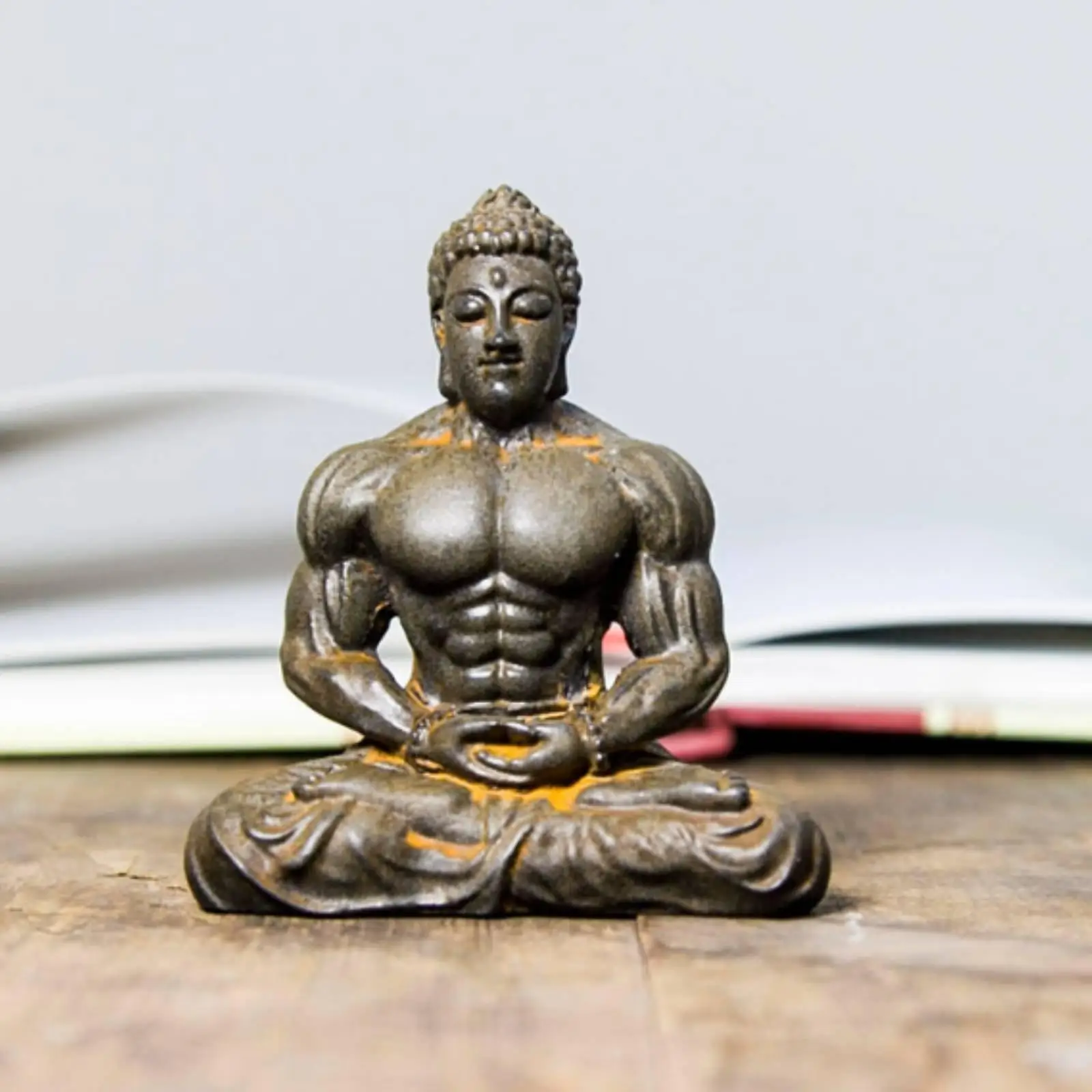 Muskel-Buddha-Statue Kreatives Design Bodybuilder-Buddha-Figur – Bild 2
