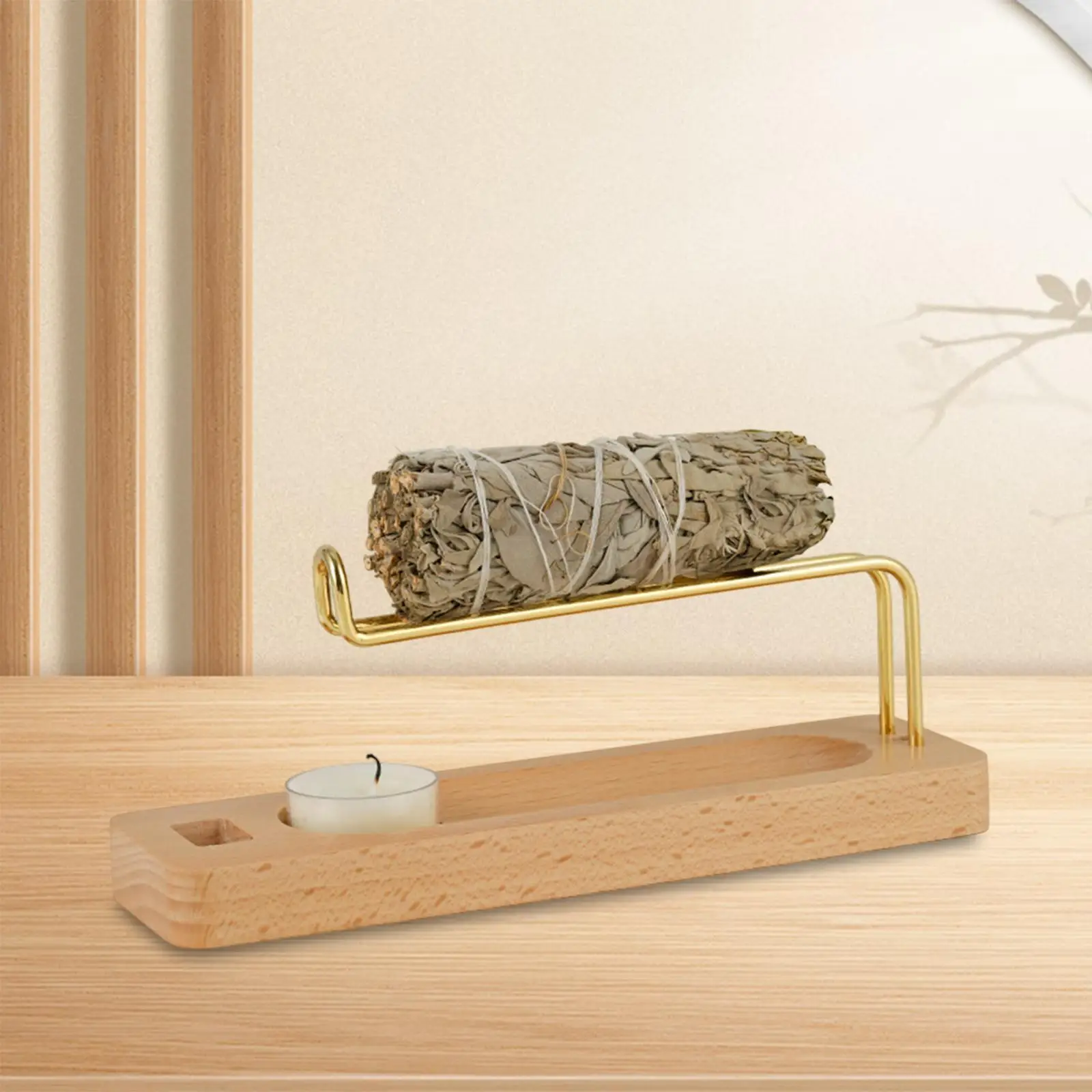 Palo Santo Halter für Schreibtischmöbel, Tischdekoration, Multifunktions-Düfte, Diner, Salbeienhalter