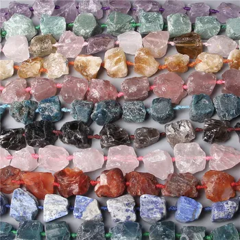 7.5 "natürliche Unregelmäßige Freeform Raw Stein Raue Lapis lazuli Amethysten 2-3cm Mineral Citrines Smoky