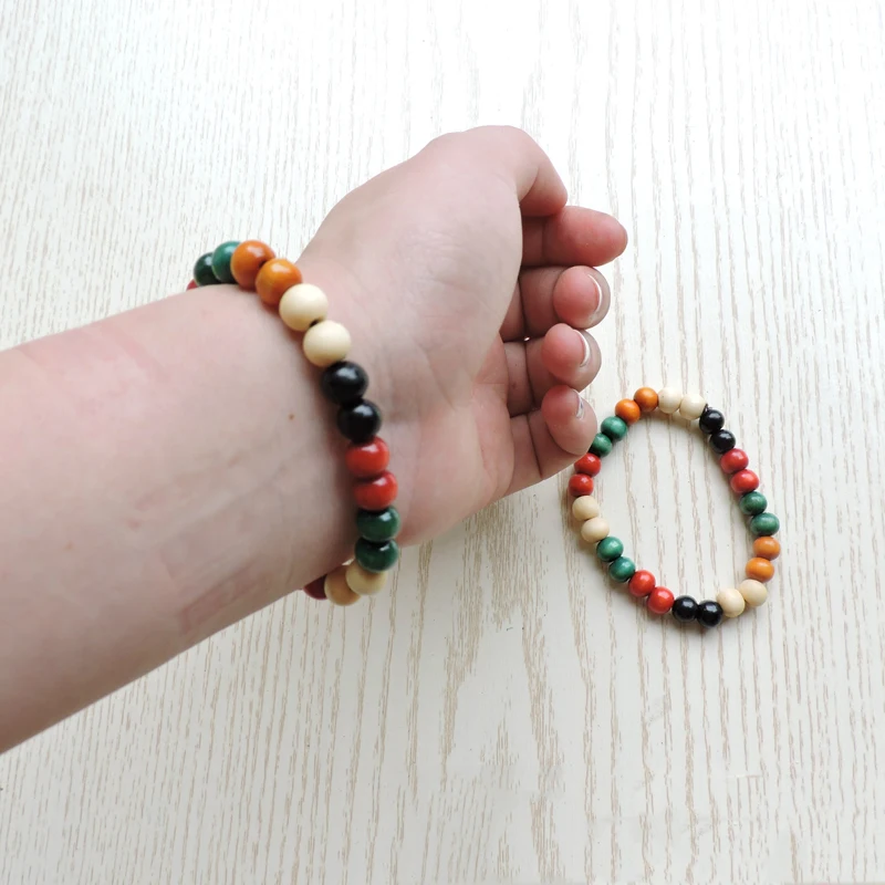 6 mm natürliches Sandelholz, buddhistische Buddha-Meditation, 108 Perlen, Holz-Gebetsperle, Mala-Armband