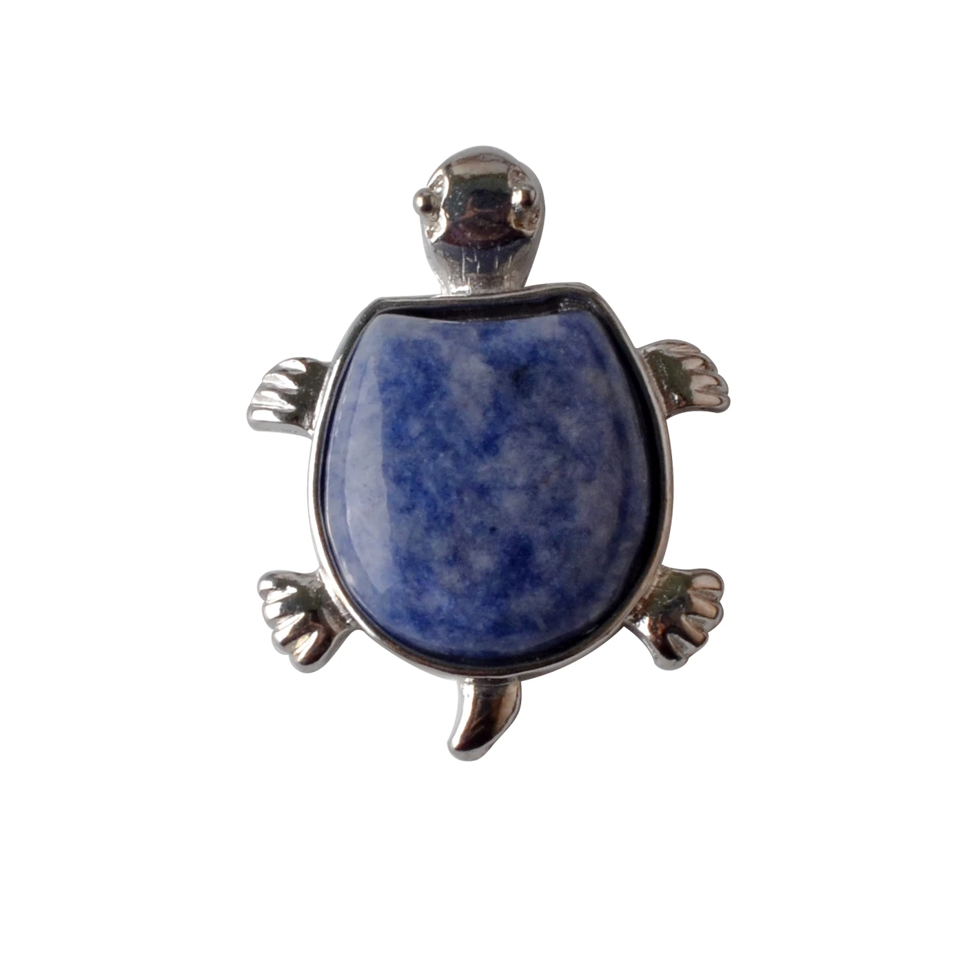 Lapis Lazuli Schildkröte Nacklace Natürliche Kristall Quarz Rot – Bild 3