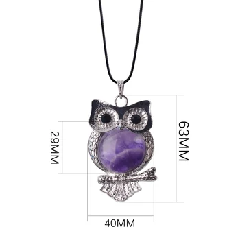 Reiki Chakra Charming Schmuck Opal Lapis lazuli Anhänger Halskette Yoga Amulett Natürliche Stein Paar