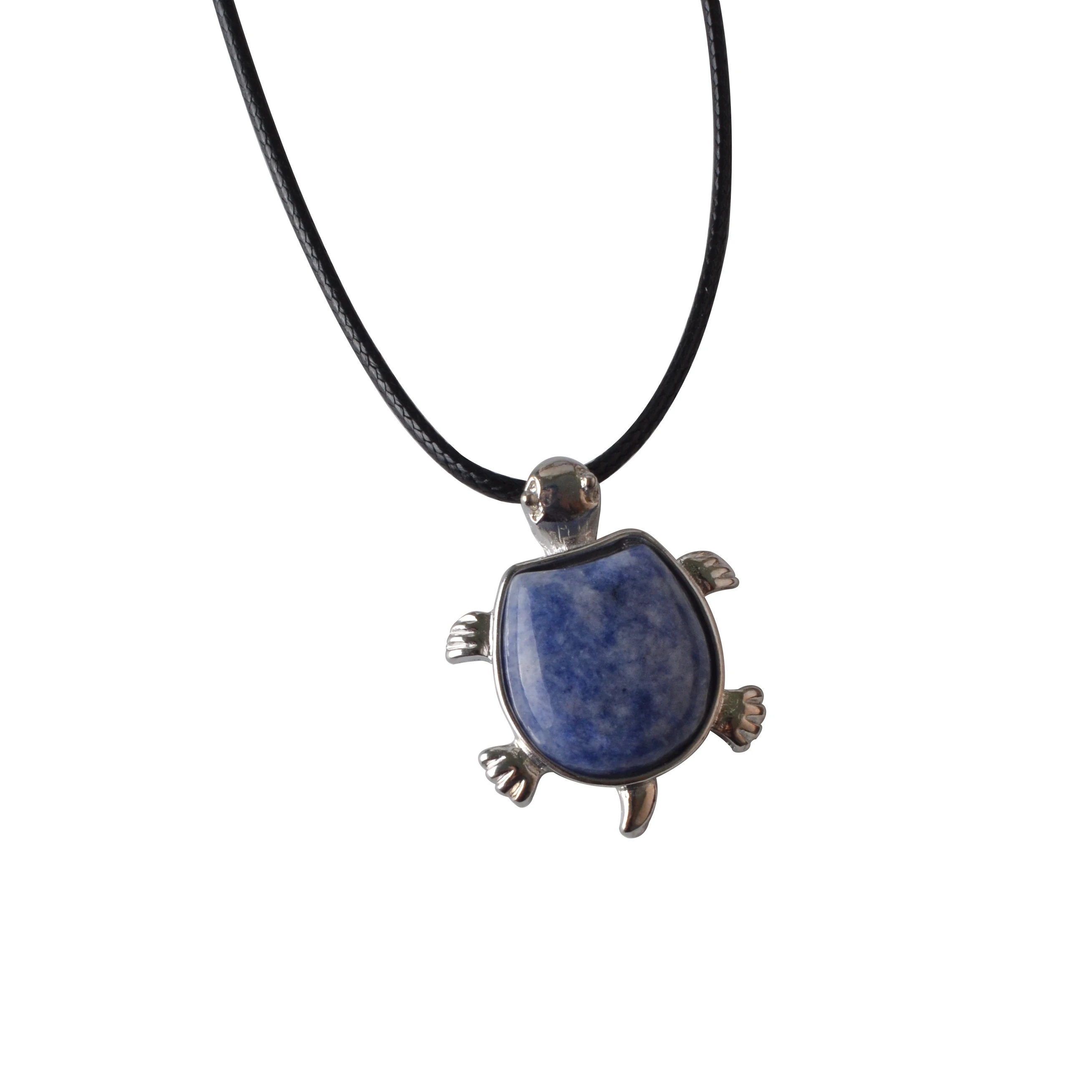 Lapis Lazuli Schildkröte Nacklace Natürliche Kristall Quarz Rot – Bild 2