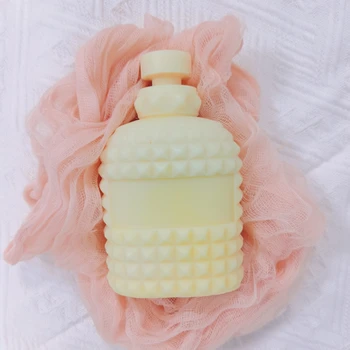 3D Wohnkultur Duft Soja Wachs Kerze Silikon Form Vintage Parfüm Flasche Kerze Form Für Einzigartige Geschenk