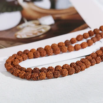 Klassische Buddhismus Bodhi Rudraksha Bodhi Perlen Meditation Mala Holz Perle Schmuck Machen Gebet Chakras