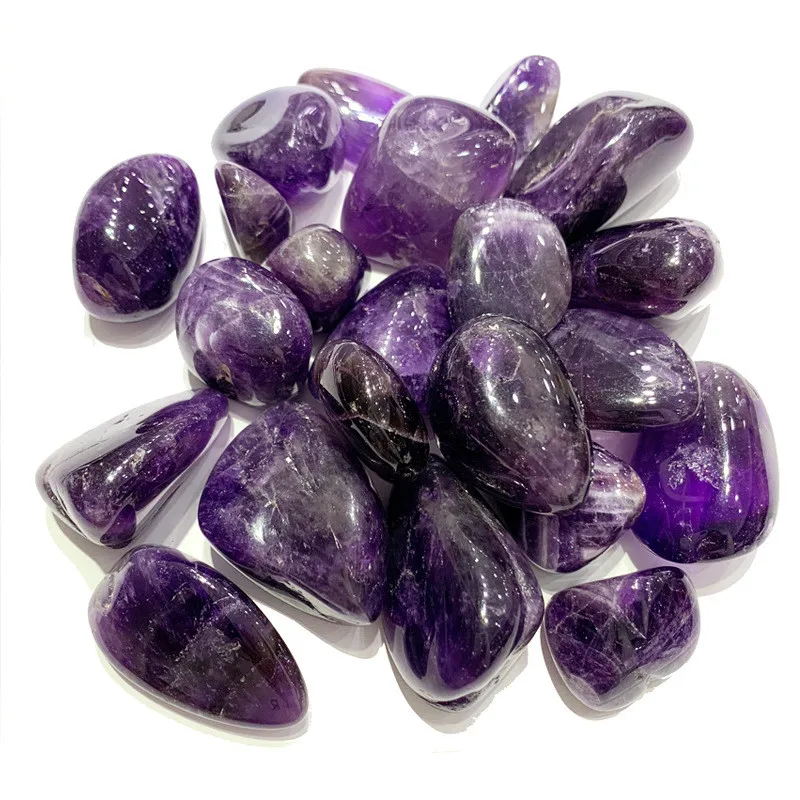 100 g GROSSER natürlicher Amethyst-Stein, Amethyst-Kies, Bergkristall – Bild 2
