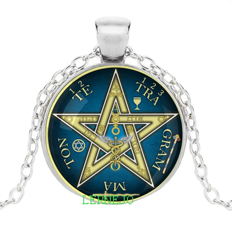 Tetragrammaton Amulett Halskette Hebräische Bibel Vier Buchstaben Name – Bild 5