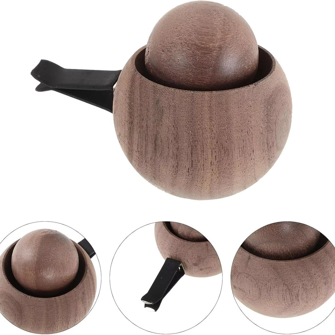 Mini-Duftöldiffusor aus Holz, natürlicher Duft-Aromadiffusor für Auto, Schlafzimmer, Wohnzimmer, Badezimmer