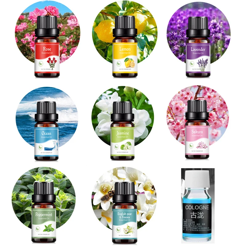 18 Geschmacks richtungen ätherische Öle für Aroma Diffusor Luftbe – Bild 6
