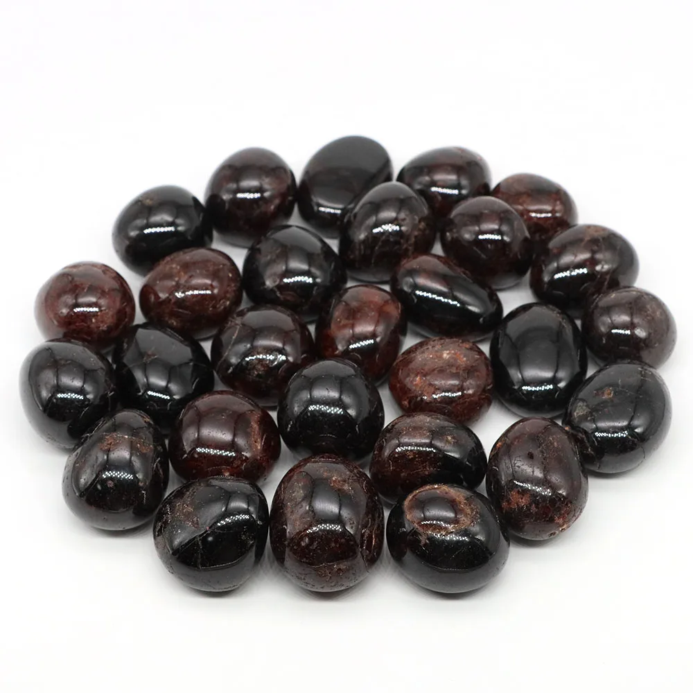 Natürliche Granat getrommelte Steine Kristall Quarz Bulk Erz Kies – Bild 6