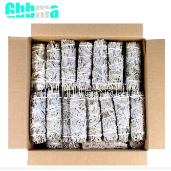 Weihrauch Weiß Salbei Bundle Wisch Sticks Hause Reinigung Reine Blatt Reinigung Meditation Tragbare Energie