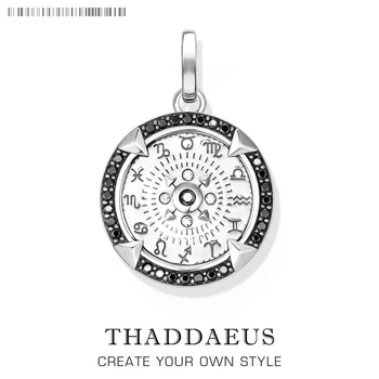 Talisman-Anhänger „Elemente der Natur“, schwarz, edler Schmuck, Europa, 925er Sterlingsilber, Accessoires