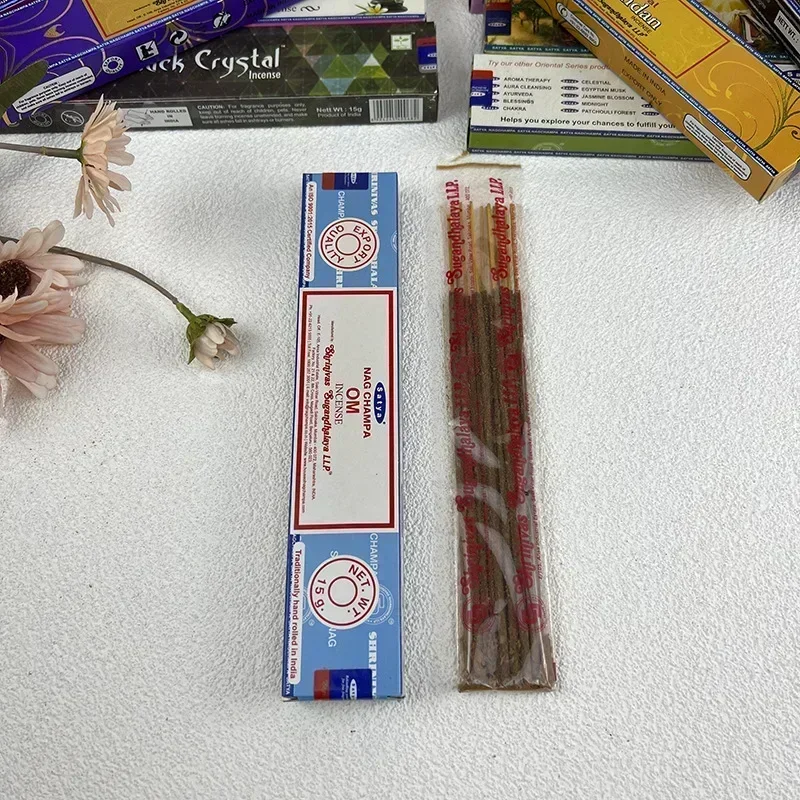 India Stick Räucherstäbchen, weißer Salbei, Sandelholz, natürlicher – Bild 5