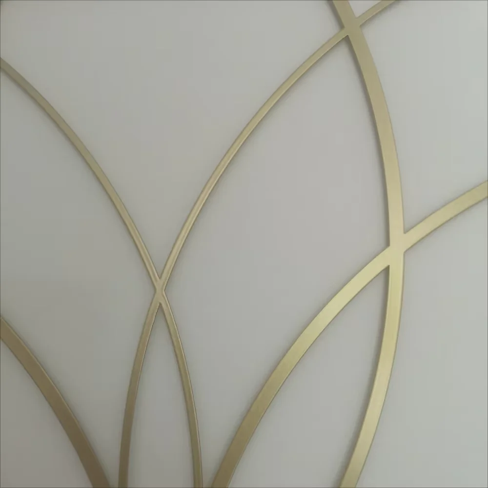 Lotus Gold Wanddekoration, Metall-Wandkunst, Yoga-Lehrer-Geschenk – Bild 6