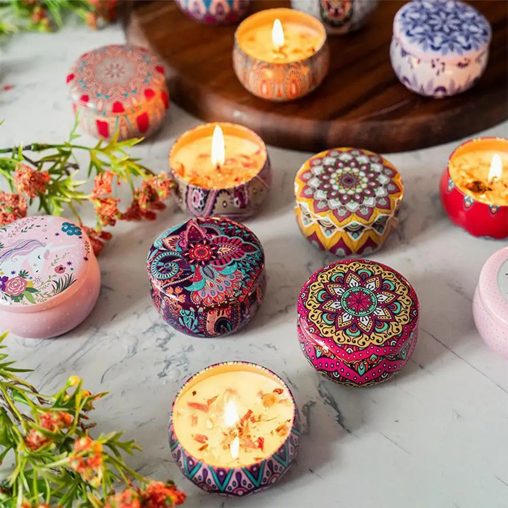 Duftkerzen für Zuhause aus Sojawachs mit Lavendel, Rose, Jasmin usw – Bild 2