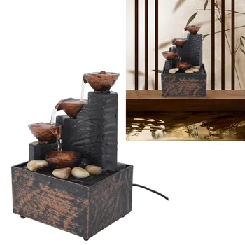 USB-Tischbrunnen, energieeffizient, Mini-Schreibtischbrunnen, dekorativ, reichtumsoffenbarend, stilvoll