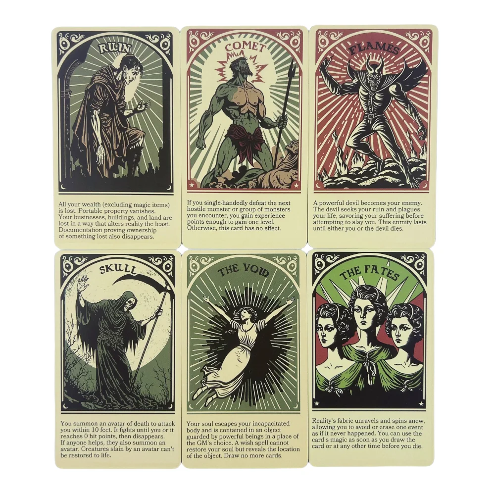 Deck of Many Things Entertainment Card Family Gathering Divination – Bild 6
