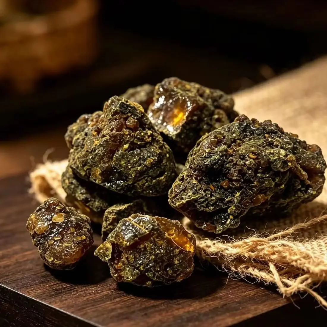 50g Heilige Myrrhe-Harzstücke (Commiphora Myrrha) aus Äthiopien, Räucherwerk für Wicca, Raumduft, Meditation