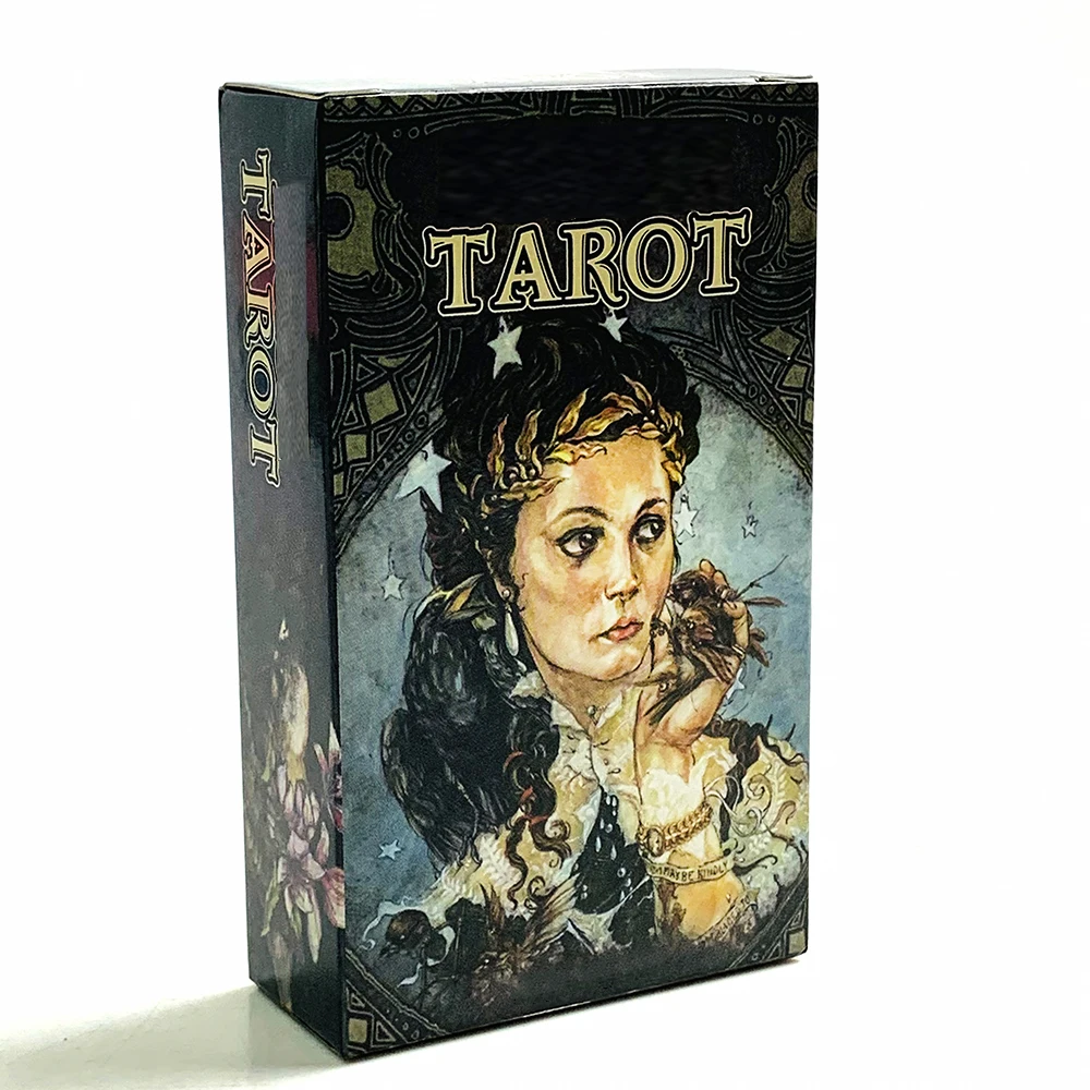 Tarotkarten, A 78-Deck, Oracle English Visions Divination Edition, Board-Spiele, Party-Kartenspiele
