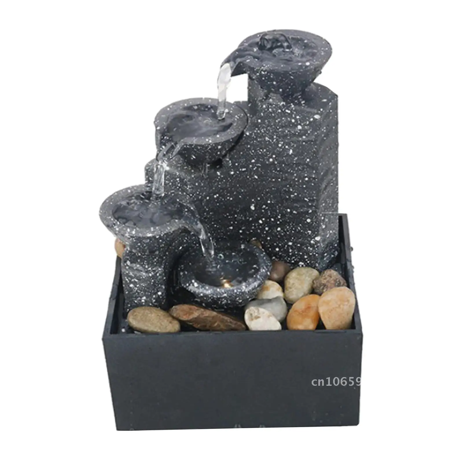 Brunnen Wasserfall Brunnen Zen Indoor Feature Meditation Wasserfall – Bild 3
