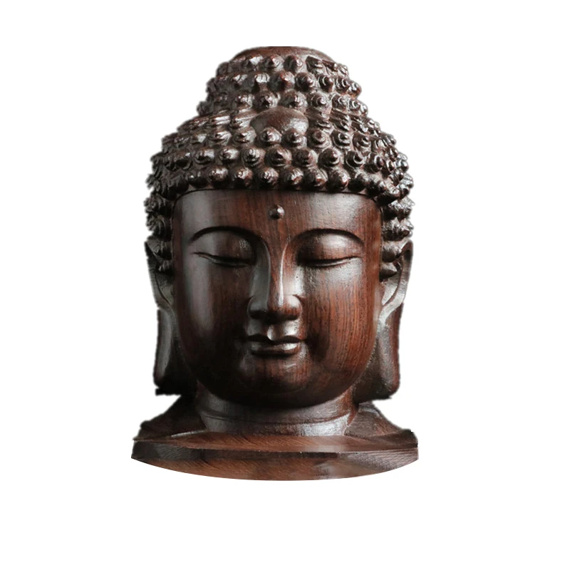 Kreative Buddha-Statue aus Holz, Shakyamuni Tathagata-Figur – Bild 4
