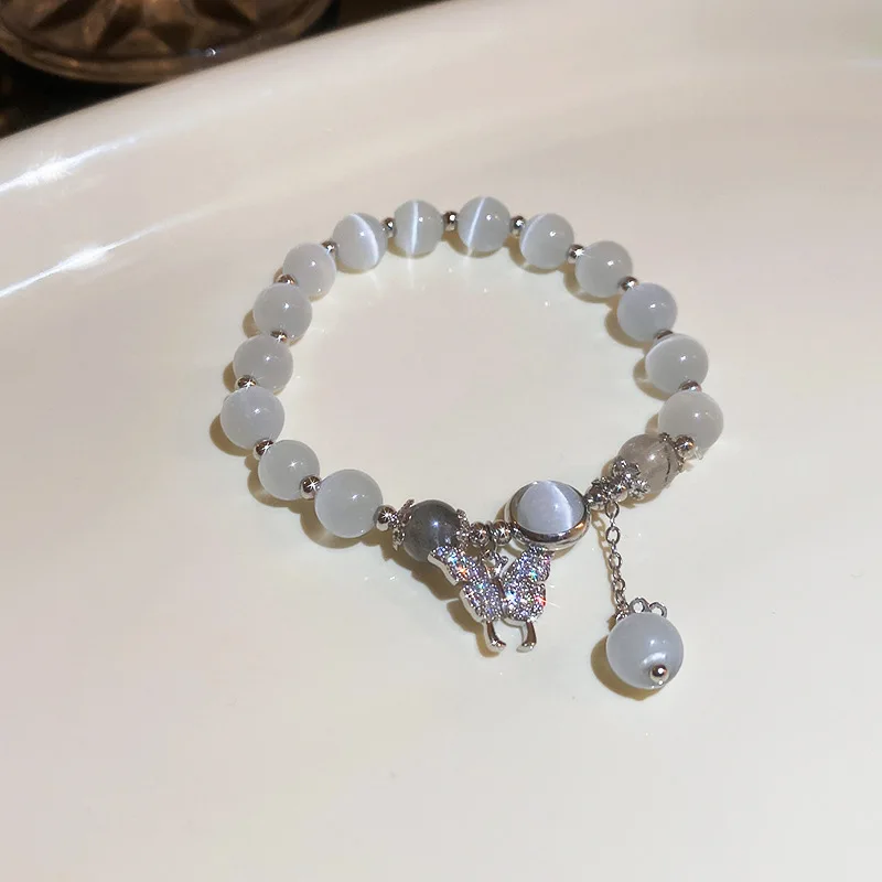 Armband aus rosa Kristall-Naturstein, Reiki-Energie-Armband, Armreifen für Frauen, Gebet, Segen, Gesundheit