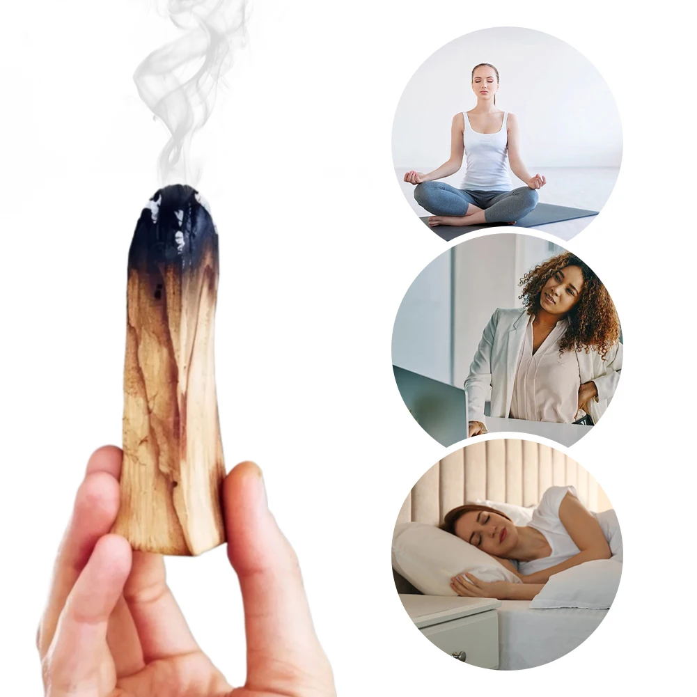 Palo Santo Natürliche Räucherstäbchen Duftende Aromastäbchen – Bild 2