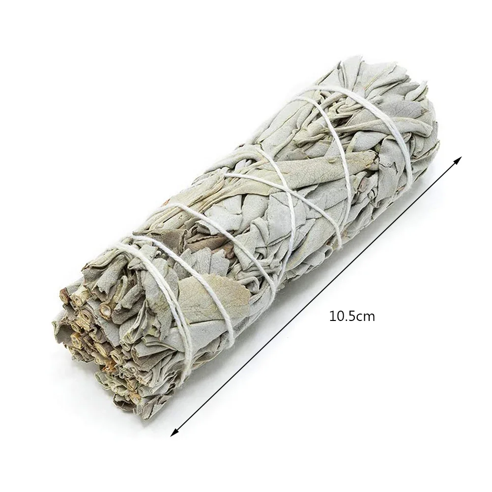 100 % natürliches Weihrauch-weißes Salbei-Bundle, Wischstäbchen, Heimreinigung, reine Blatt-Meditation