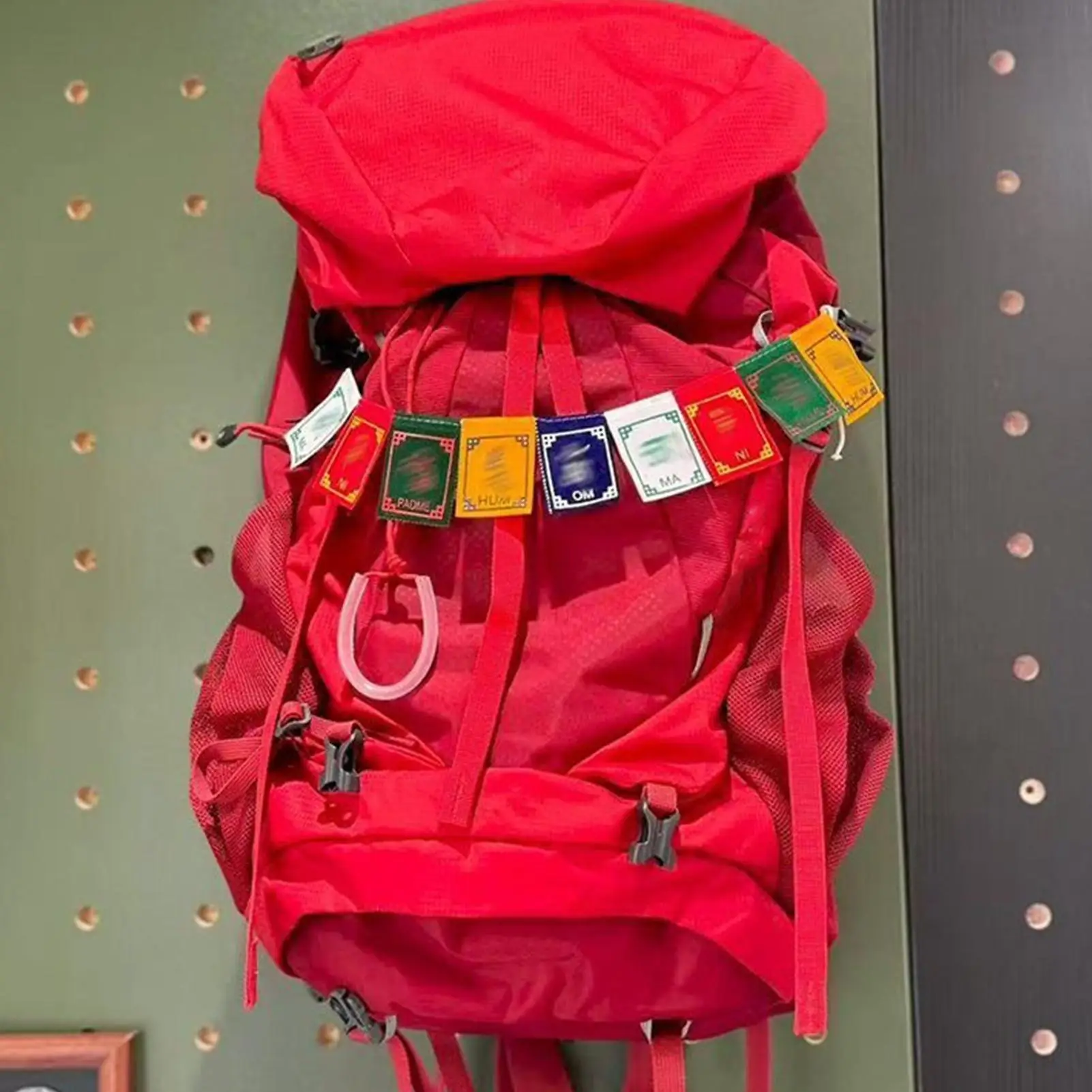 Mini Traditionelle Tibetische Gebetsfahnen 5 Elementfarben – Bild 2