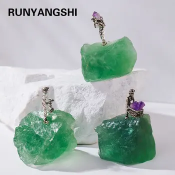 Natürliche Amethyst Cluster Miner Modellierung Mikro landschaft Dekoration Kristall Roh stein Mine Standard
