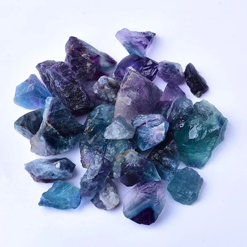 Natürliche Farbe Fluorit Roh quarz Roh stein Mineral Kristall Probe Mine Raum Tank Dekoration Landschaft