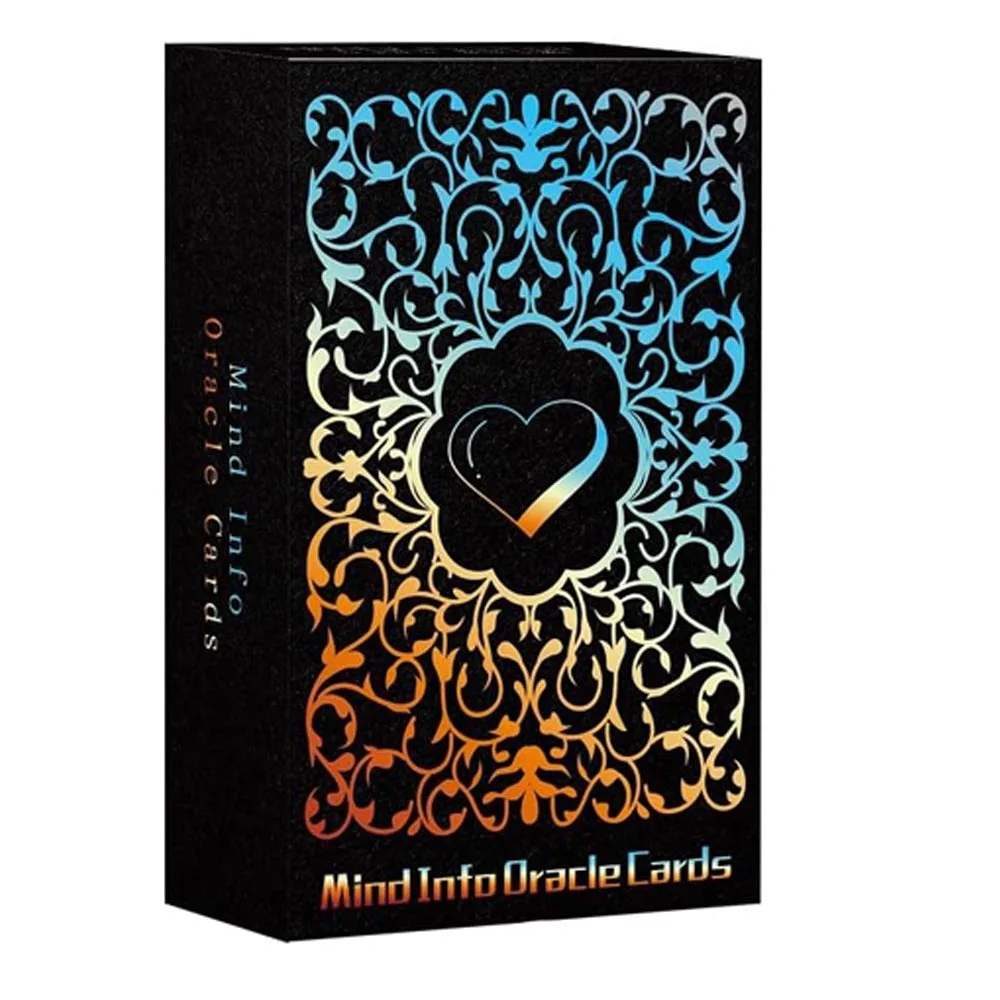48 Tarot-Karten-Set, 13 x 8 cm großes Mind Info Oracle Deck, spirituelle Einblick-Tools für Leben