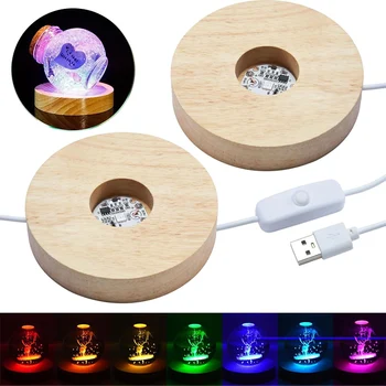 Natürliche Stein Orgonit Pyramide Kristall Holz Licht Basis Fernbedienung Holz LED Nachtlicht Stehen Lampe