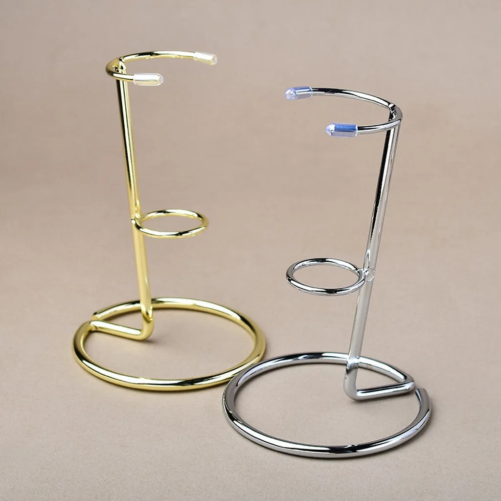Verstellbarer Metall-Kristallständer in Gold, Silber, Roségold und Schwarz für Kristallspitzen, Stäbe