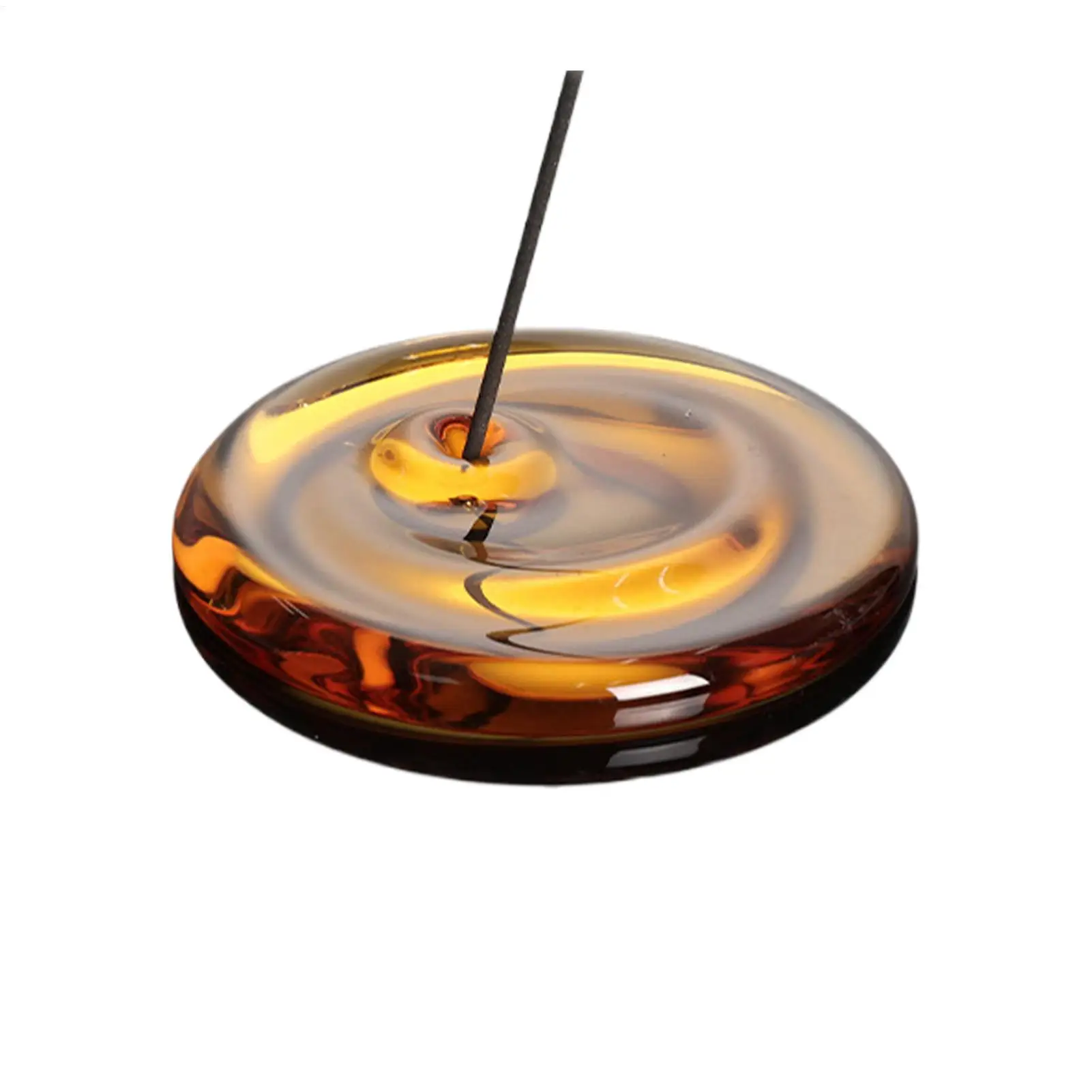 Räucherstäbchenhalter aus Hitzebeständigem Glas, Ästhetischer Räucherstäbchenbrenner, Schreibtischdekoration