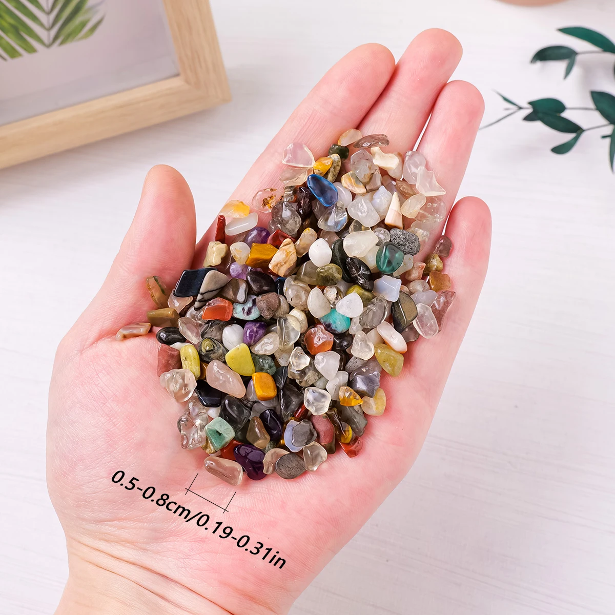 50 g Natursteine, gemischtes Kristallmaterial, Kristallkies – Bild 2