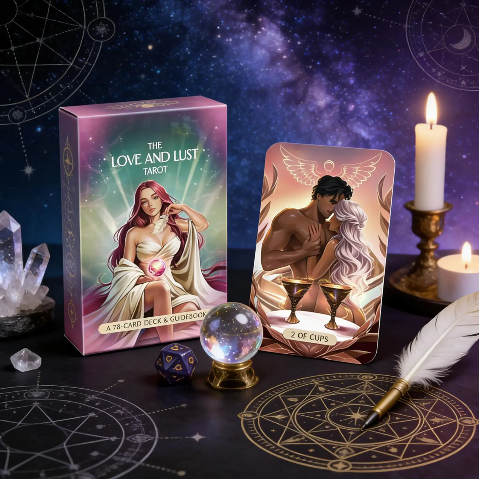 Tarot-Kartenset 78 Teile Orakel-Wahrsagespiel Tarot-Decks für Experten Freunde Hausparty Zusammenkunft Lernen