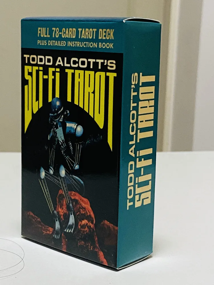 Todd Alcotts Sci-Fi-Tarotkarten Ein 78-Karten-Wahrsage-Deck Englische Version Ausgabe Orakel-Brettspiel