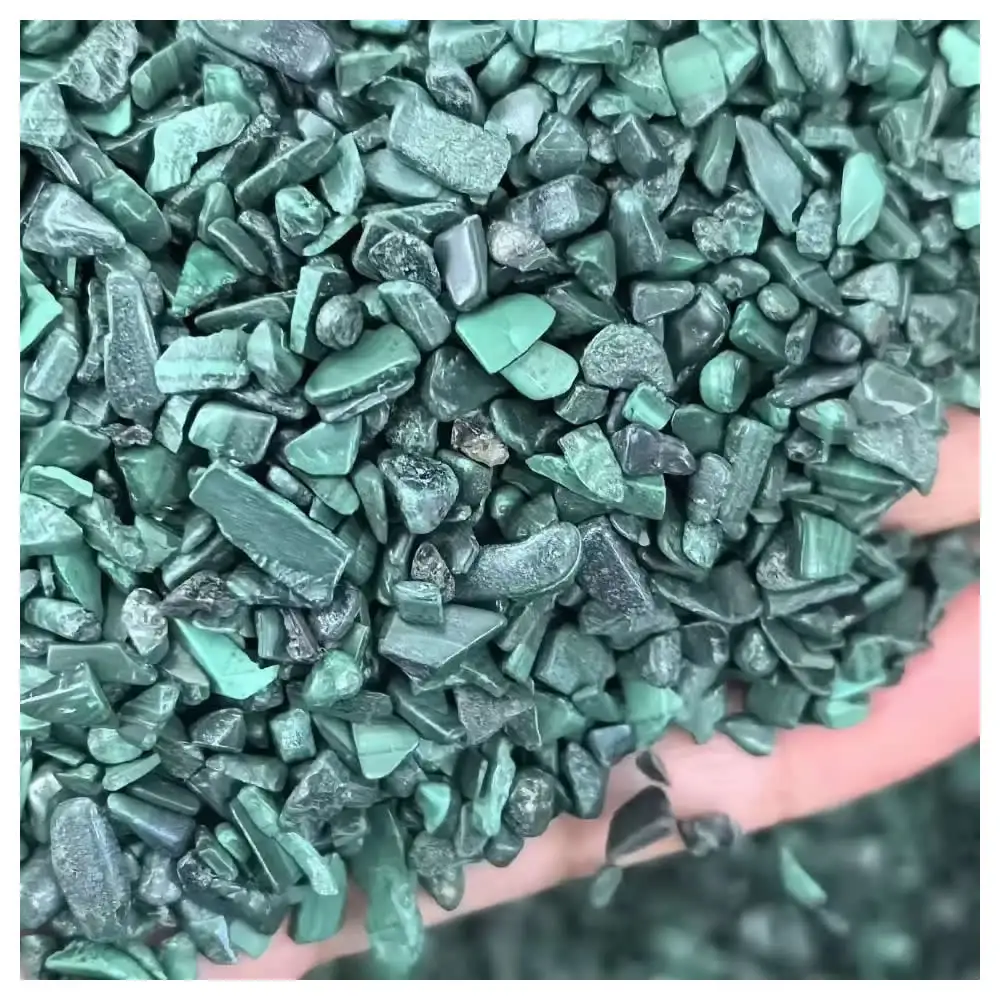100 g 2-4 mm Naturstein, Perido-Quarz, Olivin, grüner Kristall – Bild 4
