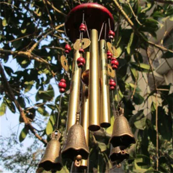 Windspiele Wächter Metall Aluminium Rohre Glocke Windspiel Kreative Hohl Hause Garten Wand Hängende Dekoration