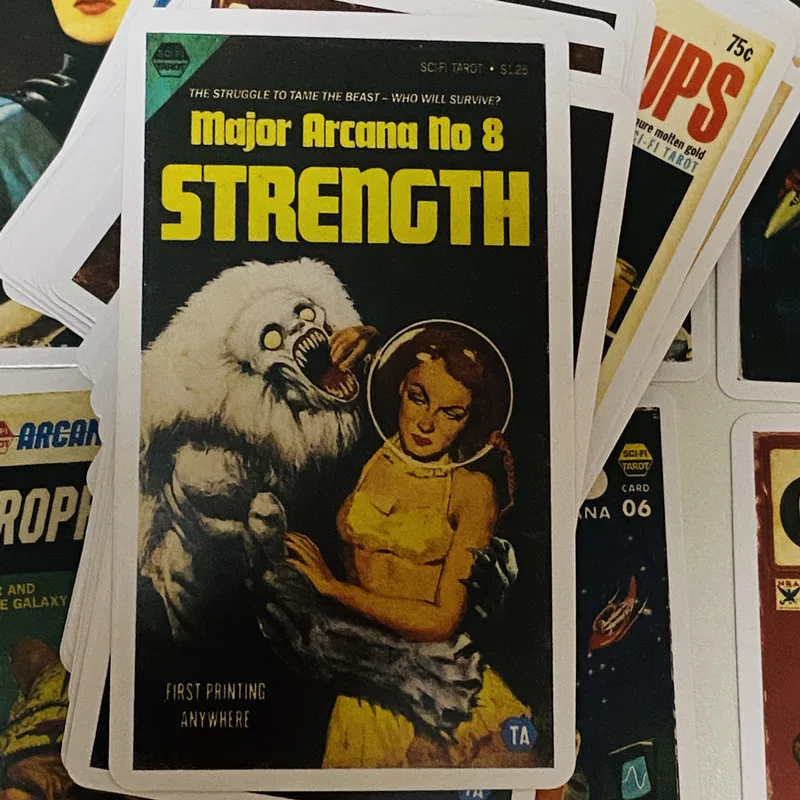 Todd Alcotts Sci-Fi-Tarotkarten Ein 78-Karten-Wahrsage-Deck Englische – Bild 3