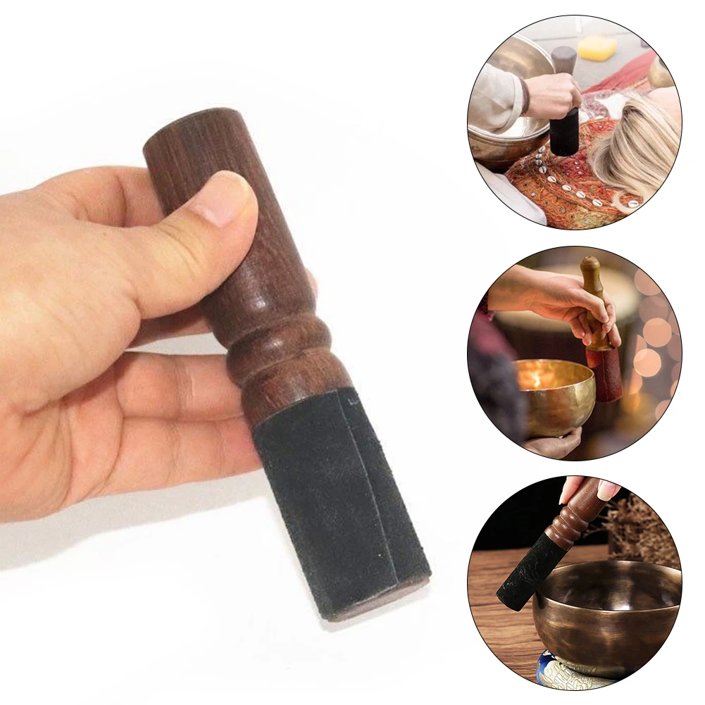 12/18cm tibetische Klangs chale Leders tab hand gefertigte tibetische – Bild 2