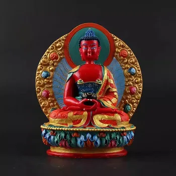 Buddha-Figur, Vajrapani, König dichte Spuren, die Bodhisattva, hand bemalt, kleine Buddha-Figur