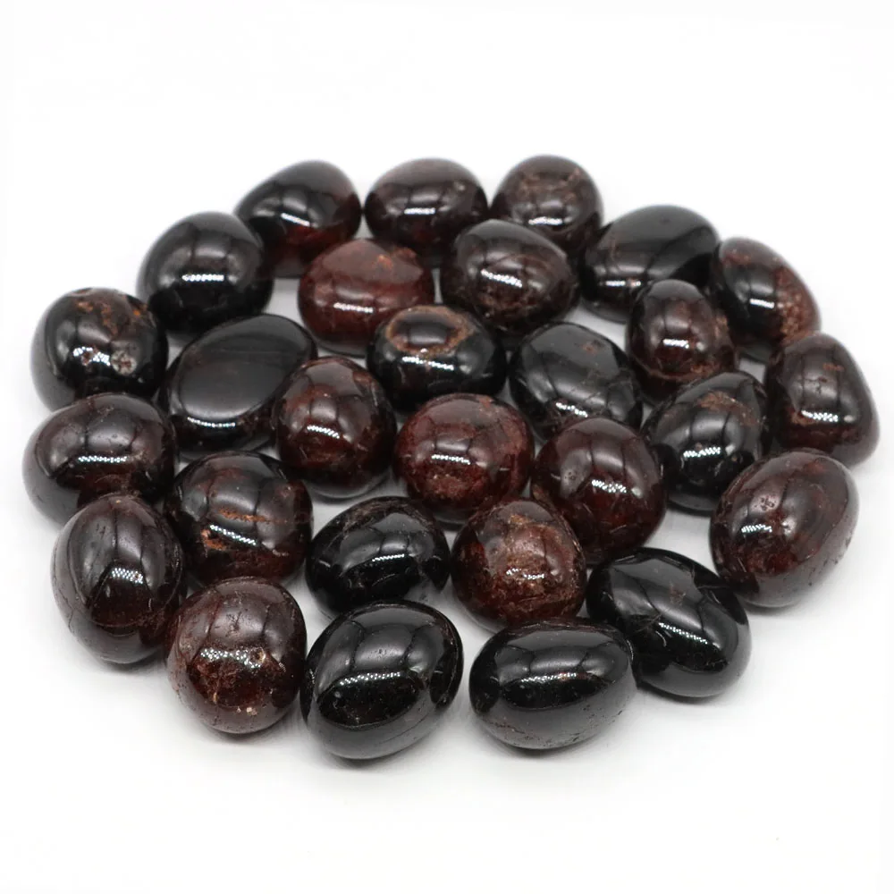 Natürliche Granat getrommelte Steine Kristall Quarz Bulk Erz Kies – Bild 4