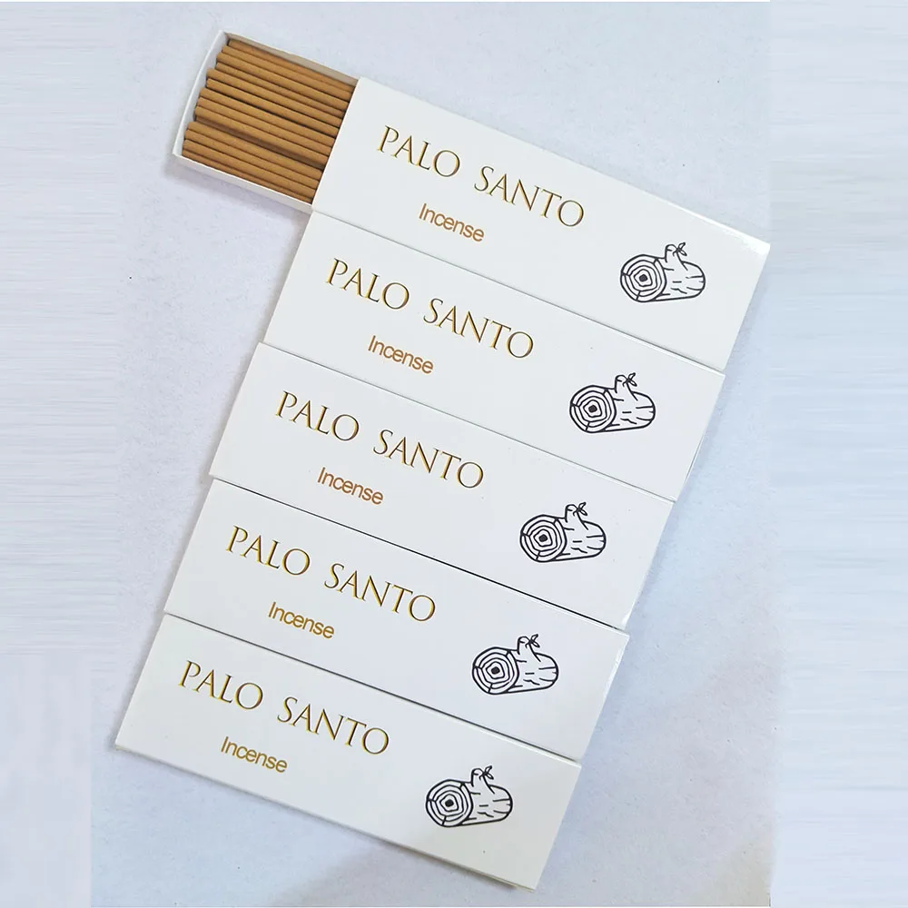 Packung Natürliche Weiße Salbei-Räucherstäbchen 12cm Tragbare Palo – Bild 6