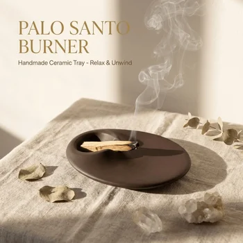Ethnischer Handgefertigter Palo Santo Halter Vintage Zen Räucherstäbchenhalter Handwerkliche Räucherzubehör