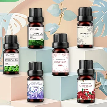 19 Geschmacksrichtungen ätherische Öle für Aromadiffusor, Luftbefeuchter, Zuhause, wasserlöslich, 10 ml