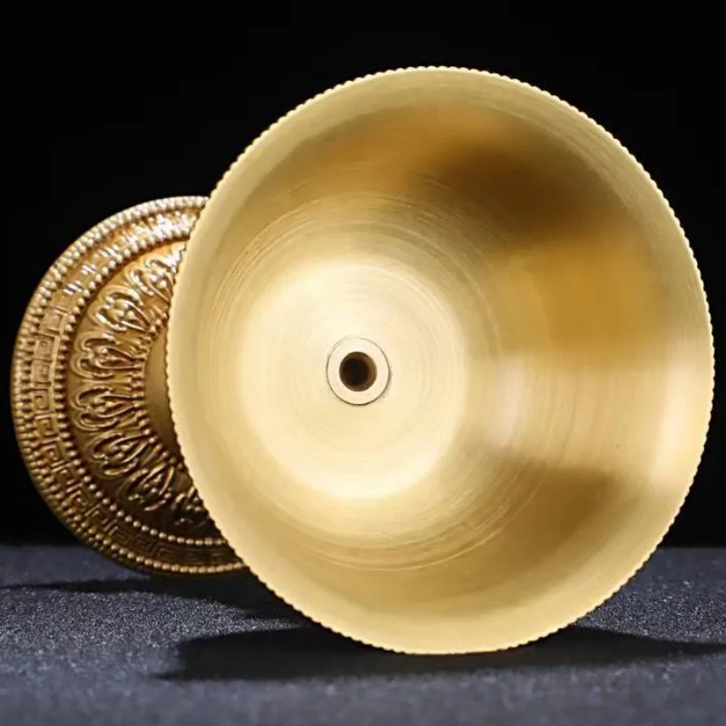Buddhismus-Altäre-Kerzenlampe, Gravur acht verheißungsvolle – Bild 3